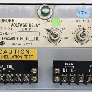 TERASAKI EUV-1 OVERVOLTAGE RELAY