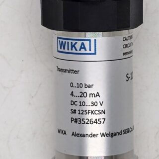 WIKA S-SERIES PNEUMATIC TRANSMITTER